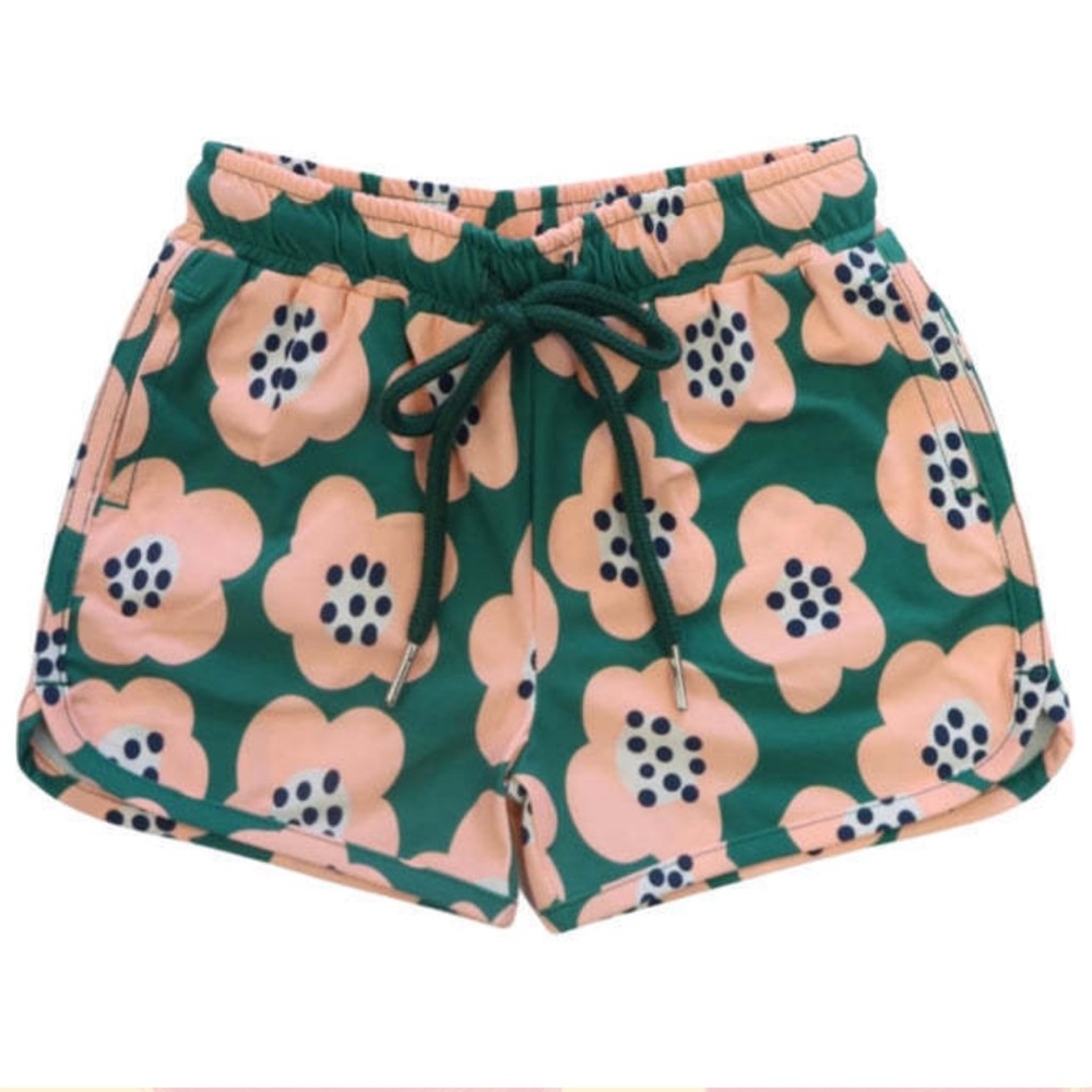 NEW / Baby Toddler Boys Swim Trunks / Farewell Swim UPF 50+ Poppy